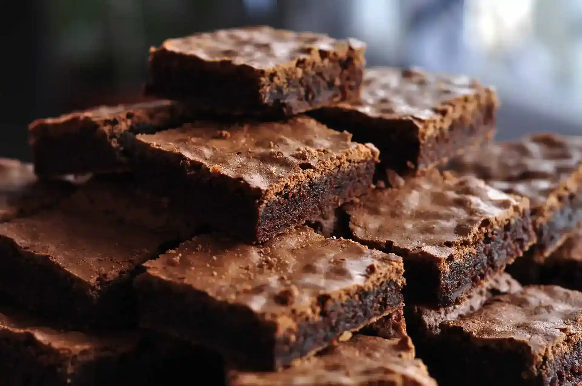 Brownie de chocolate y nueces con vainilla