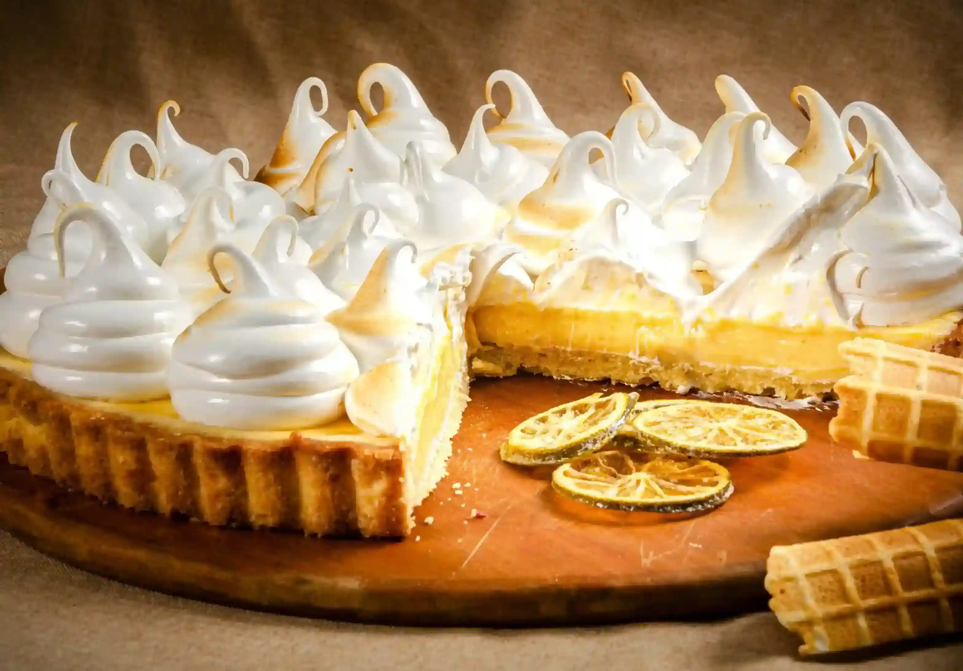 Lemon Pie con Crema de Limón y Merengue