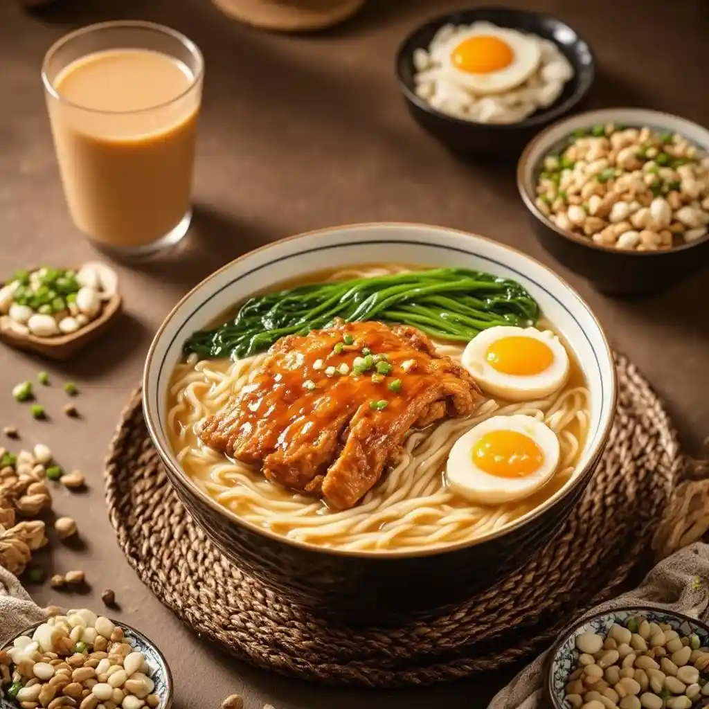 Miso Ramen con Pollo Teriyaki - receta tradicional