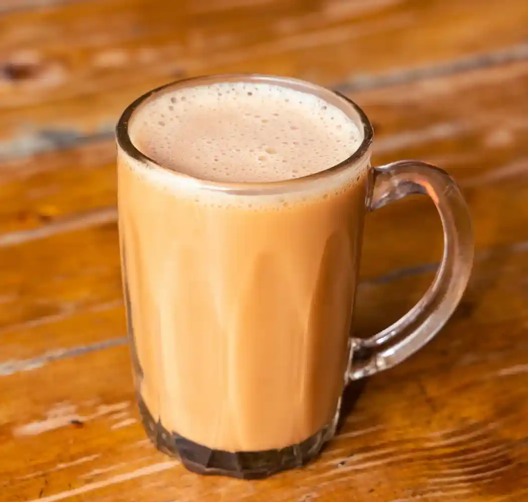 Teh Tarik malayo espumoso y aromático